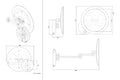 Sloane Round LED Magnifying Mirror Chrome