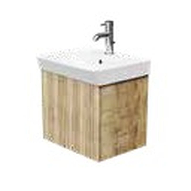 Sohana 500mm Wall Hung Vanity Unit & Basin, 1 Drawer