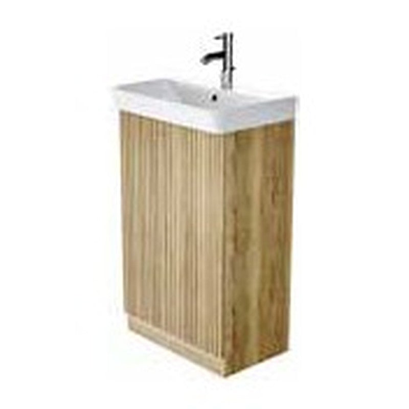 Sohana 600mm Floorstanding Vanity Unit & Basin, 2 Doors