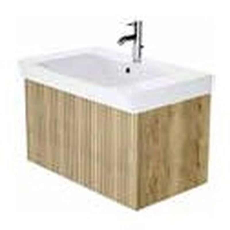 Sohana 800mm Wall Hung Vanity Unit & Basin, 1 Drawer