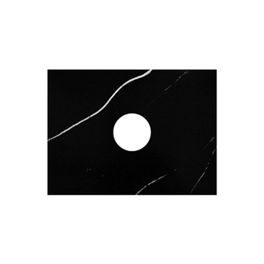 Solid Surface Vanity Worktop – Black marble
