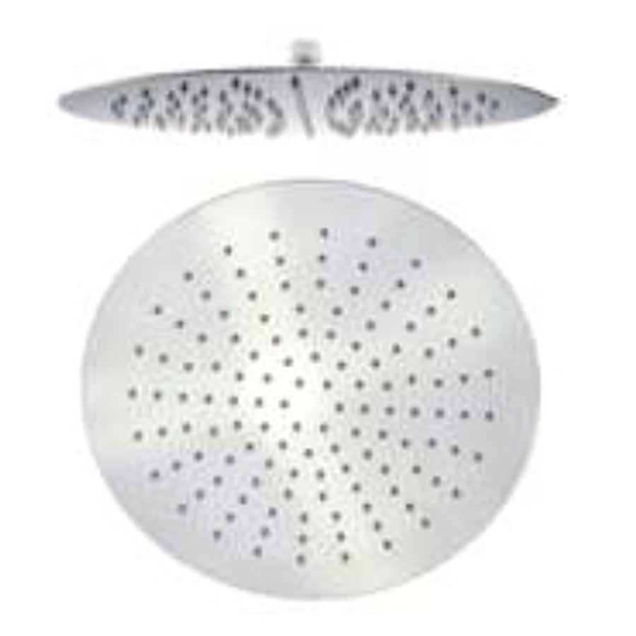 Stainless Steel Shower Drencher Heads, Chrome, Round, 200mm
