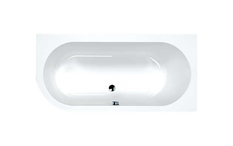 Carron Status Double Ended Bath, plan view