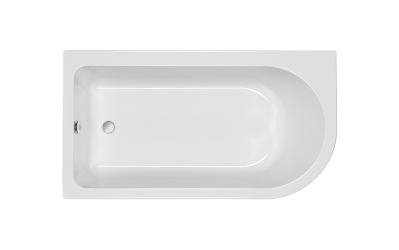 Carron Status Shower Bath, plan view