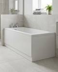 Stilo Bath Panels in a bright modern bathroom