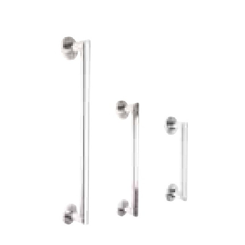 Straight grab bars in three lengths