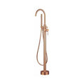 Synera Freestanding Bath Shower Mixer in brushed bronze