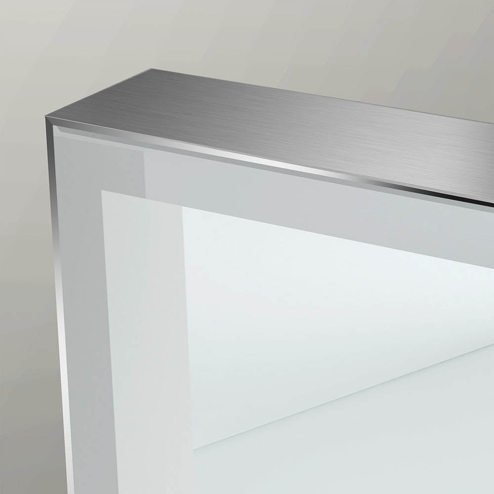 Tate Light Rectangular Mirror 100 Polished - 100x70cm