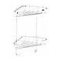 Two tier shower basket, corner, 285 x 230mm