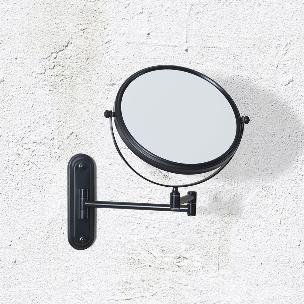 Taylor Reversible 5x Magnifying Wall Mirror - Black