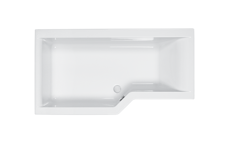 Carron Urban Edge Shower Bath, plan view