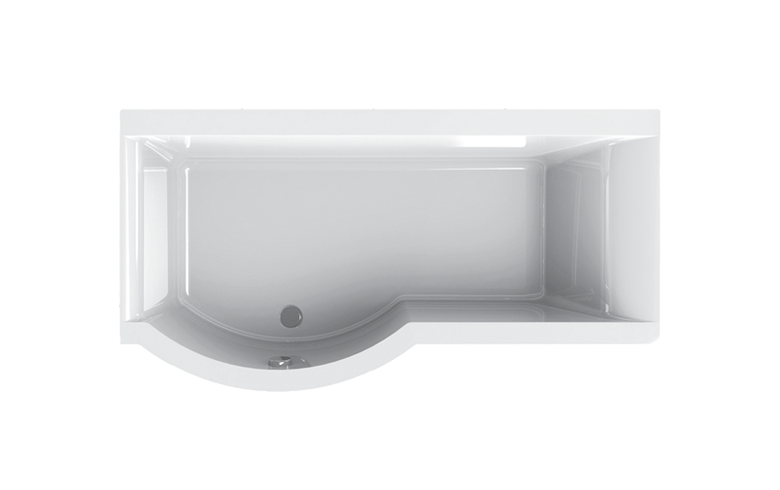 Carron Urban Shower Bath, plan view