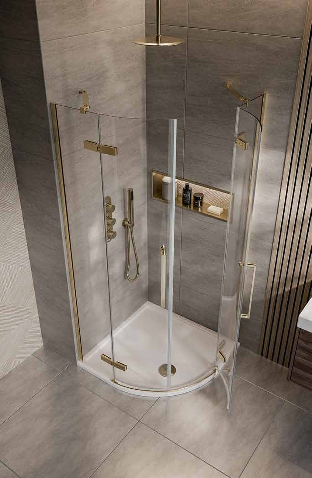 Vellora Quadrant Shower Enclosure, in a bathroom setting