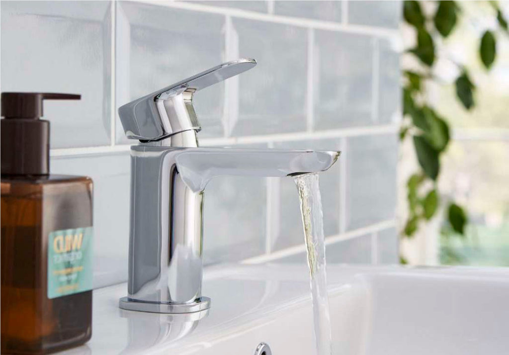 Vista taps in a bathroom