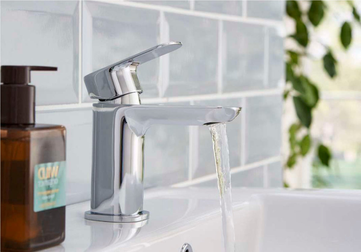 Vista taps in a bathroom